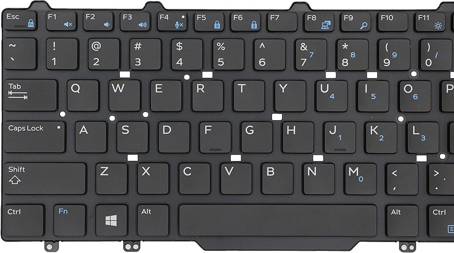 WISTAR Laptop Keyboard Compatible for Dell Latitude 3340 3350 E5450 E5470 E7450 E7470 7480 7490 5480 5488 3340 3350 Laptop